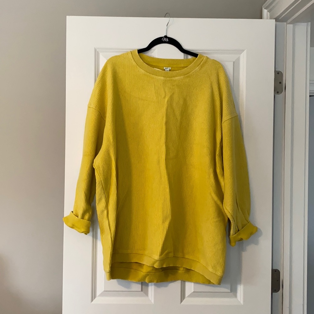 Yellow oversized Sweater